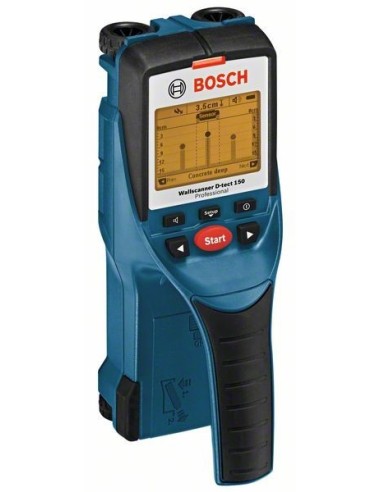 Bosch D-Tect 150 Detector, 150mm, precizie 5mm + 4 Baterii 1.5V LR6 (AA) + Geanta protectie