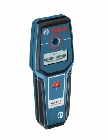 Bosch GMS 100 M Professional Detector de metale 100mm + 1 Baterie 9V (6LR61)