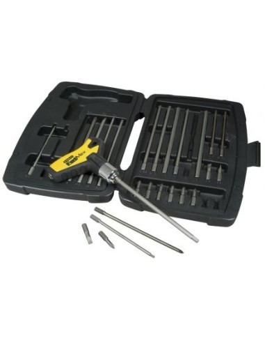 Stanley 0-79-153 Set de 27 biti cu maner in forma de t FATMAX PZ, PH