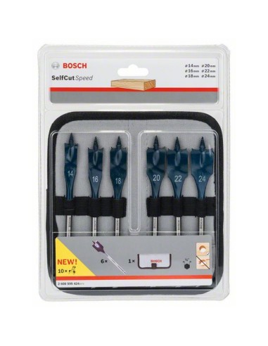 Set burghie plate Self Cut Speed 14, 16, 18, 20, 22, 24mm set 6 buc.