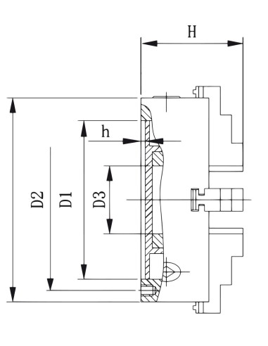 Universal cu 4 bacuri Standard DK12-630 BISON Polonia